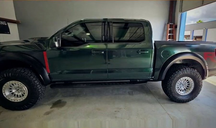 Client job photo: the finished Ford Raptor R