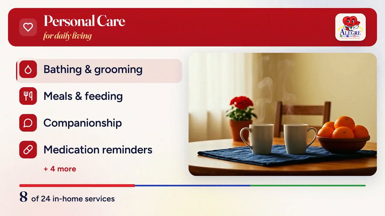 Alegre Home Health Care · Three Kinds of Care
